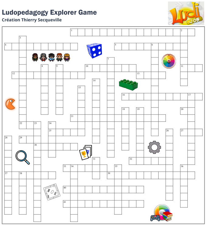 Jeu de mots croisés Ludopedagogy Explorer Game – Niveau confirmé